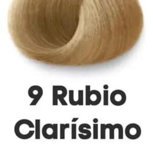 Hidracolor 9 Rubio Clarísimo - Very Light Blonde Permanent Hair Color Cream